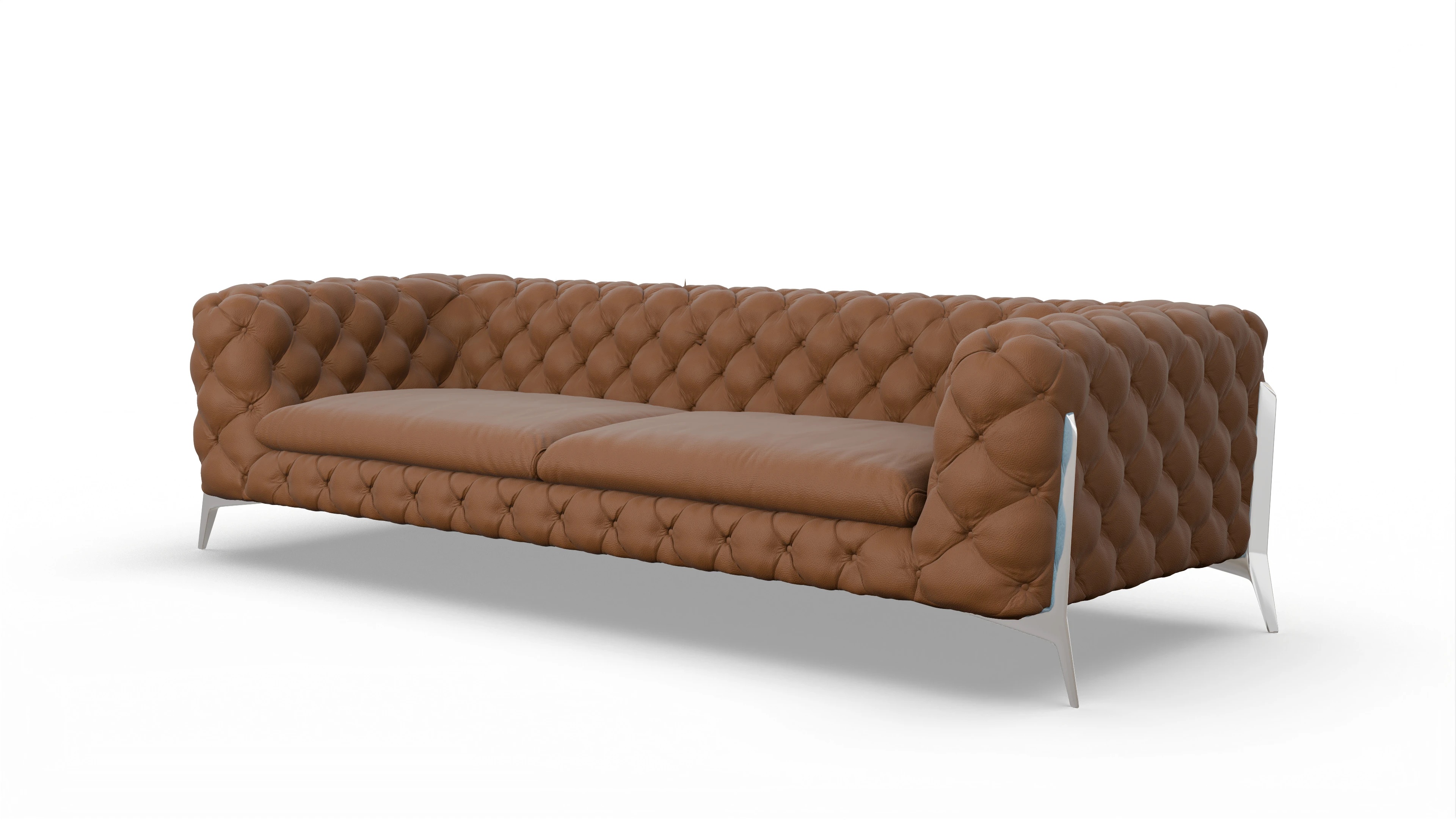 Brown contemporary sofa discount
